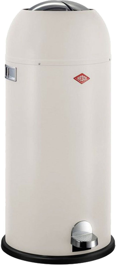 Wesco kickmaster maxi affaldsbeholder | pedalspand | 40 liter | metal - mat sand | skraldespand - lavet i tyskland