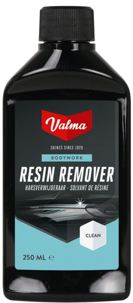 Valma harpiksfjerner - kraftfuld harpiksfjerner - til glas, plast og lak - hurtig, sikker effektiv - nem at bruge - 250ml