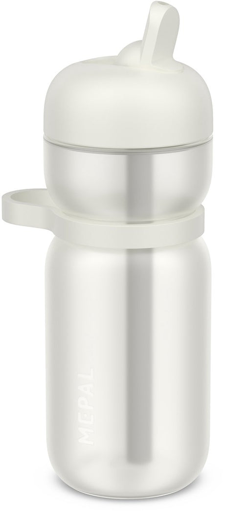 Mepal drikkeflaske flip sport - 600 ml - flip and drink - lækagesikker - bæreløkke og behageligt greb - tåler opvaskemaskine - drikkeflasker - keramisk hvid
