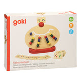 Goki farverangeringsspil 23x28cm, med 16 eksempelbilleder, 4+ 4