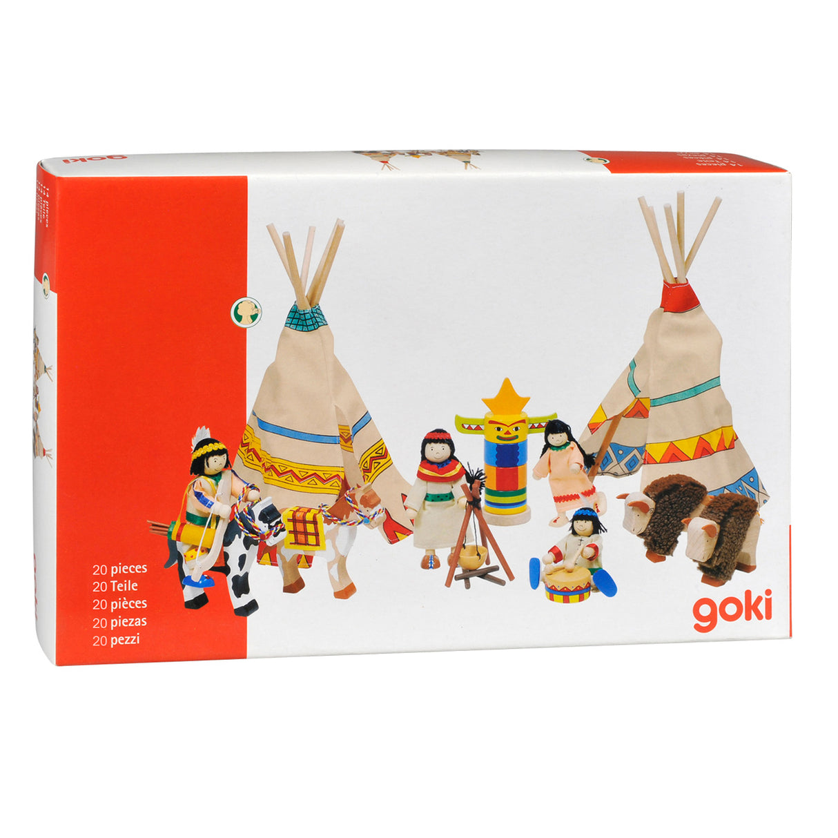 Goki indianerlejr, 14 dele
