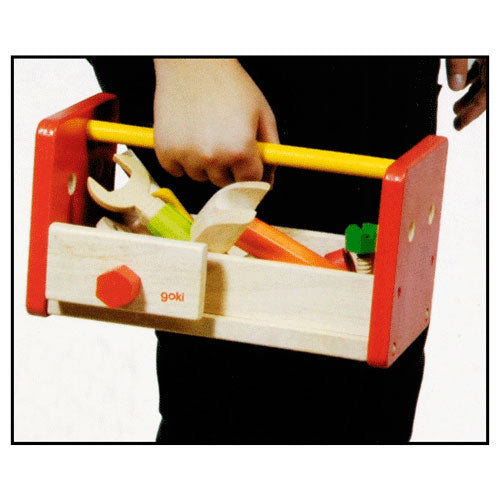 Goki Wood Work Bench og Toolbox 2in1