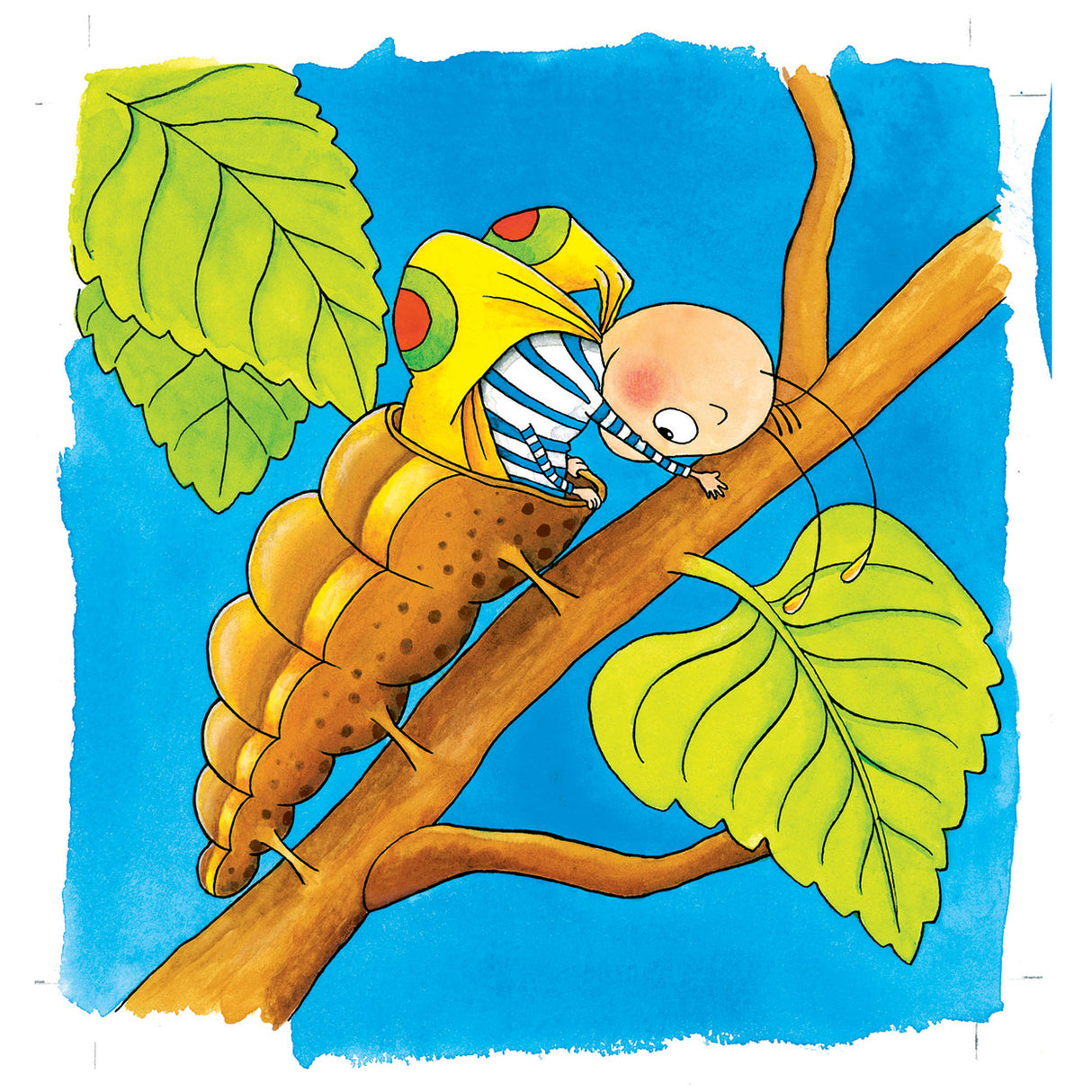 Goki-puslespil: sommerfugl 20x20x1,5 cm, 4 lag, 44-delt, træ, 3+