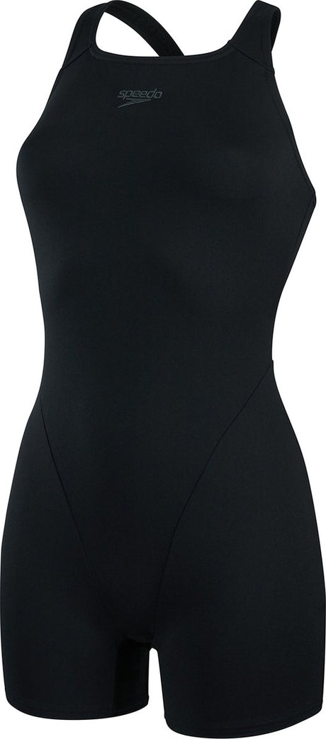 Speedo eco+ bendragt sportsbadedragt til kvinder - sort