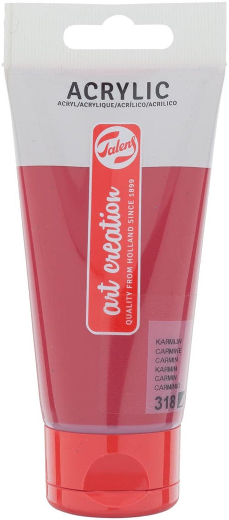 Talens art creation akrylmaling tube 75ml carmine 318