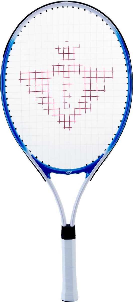 Engelhart tennisketcher med betræk og 2 bolde - blå
