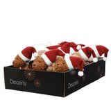 Decoris julevedhæng bjørn polyester 7x6x12cm 3 assorteret