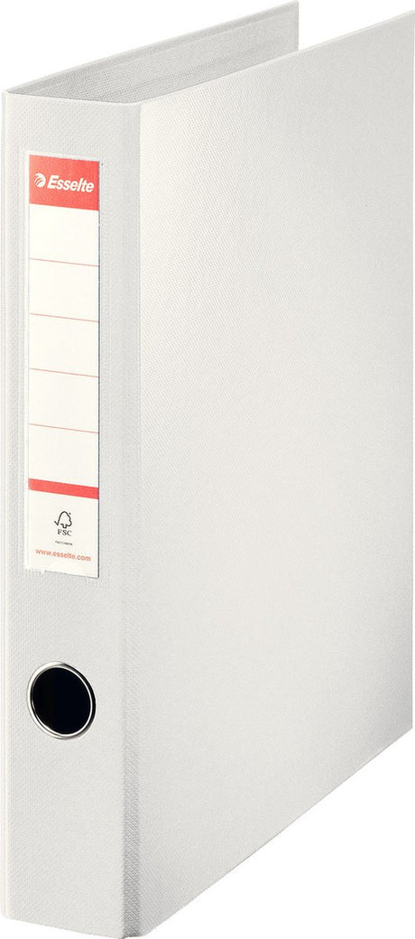 Esselte vivida standard ringbind a4 - 4-ring d-mech 40mm - rygbredde på 62mm - hvid
