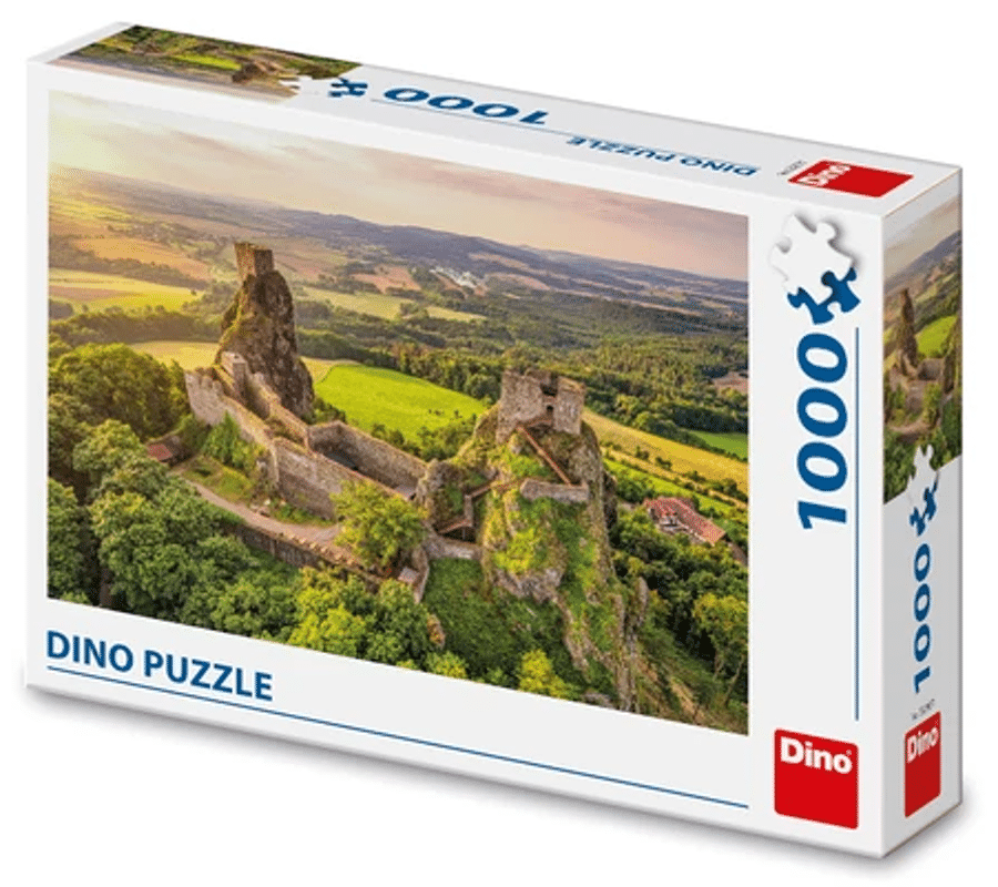 Dinotoys dino puslespil - Trosky slot i Tjekkiet - 1000 brikker