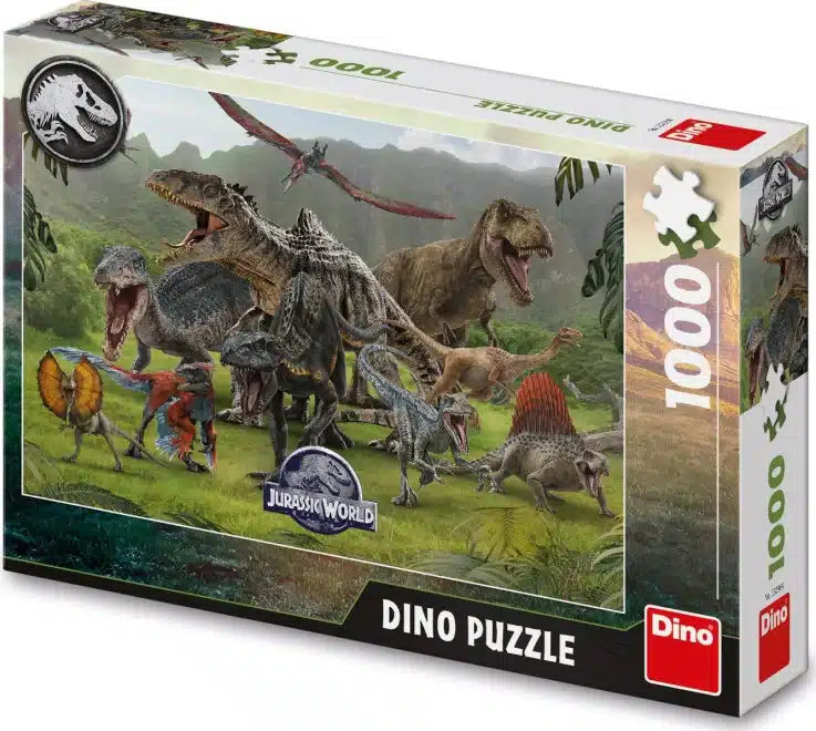 Dinotoys dino puslespil jurassic world - 1000 brikker