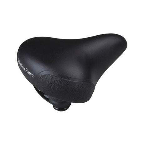 Selle San Remo Bicycle Saddle Marwi CityBike Unisex med hjørnebeskyttelse - Sort