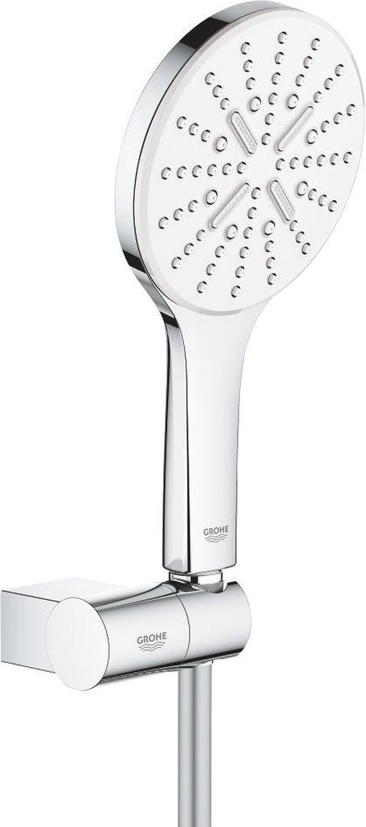 Grohe rainshower smartactive130 brusesæt - justerbar - krom moon white - 26580ls0