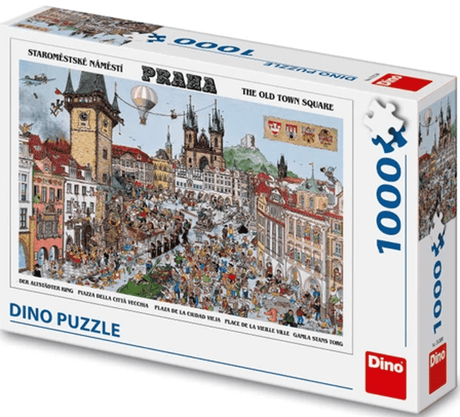 Dinotoys dino-puslespil i Prags centrum - 1000 brikker