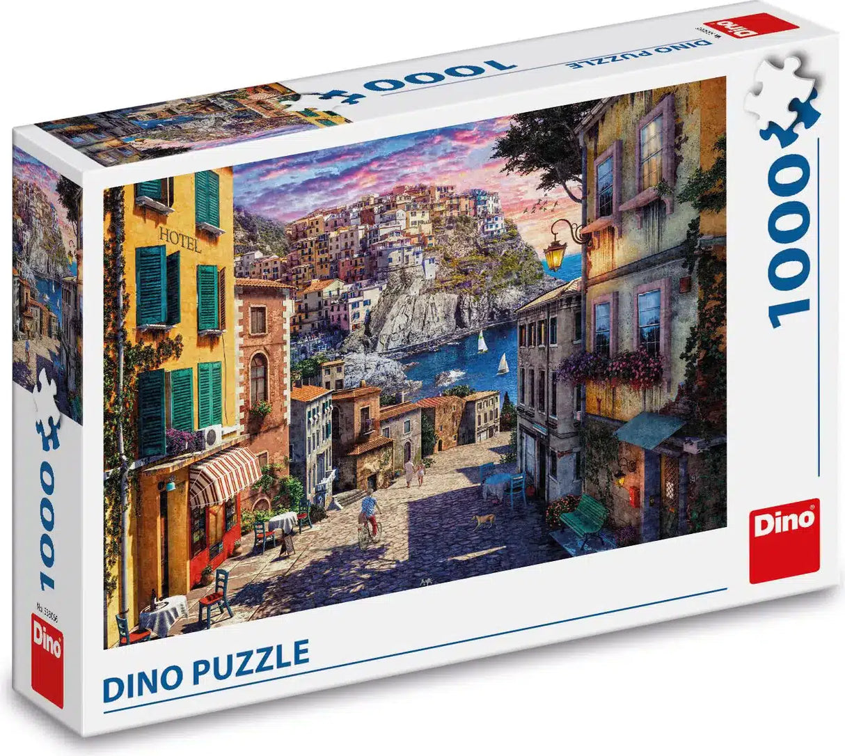 Dinotoys dino puslespil fra en italiensk kyst - 1000 brikker
