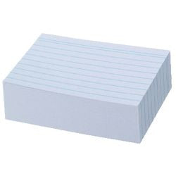Abi kartotekskort herlitz a8 175 gsm hvid foret 100 stk.