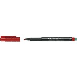 Overhead markør Faber-Castell multimark rød