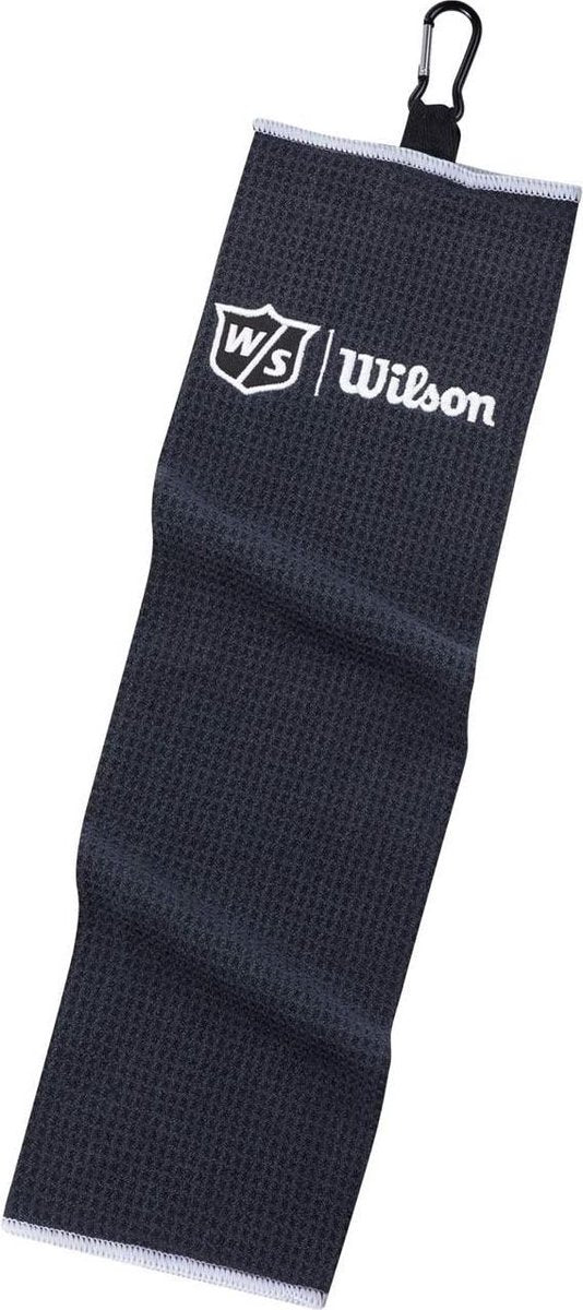 Wilson staff tri-fold golf håndklæde - sort