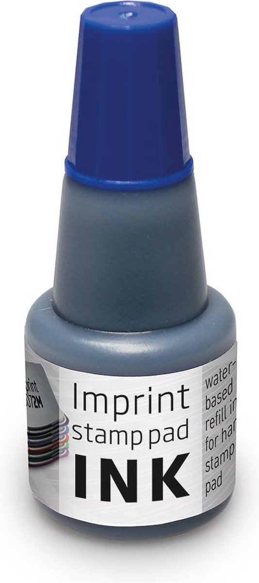 Trodat stempel blæk aftryk 7711 24ml blå