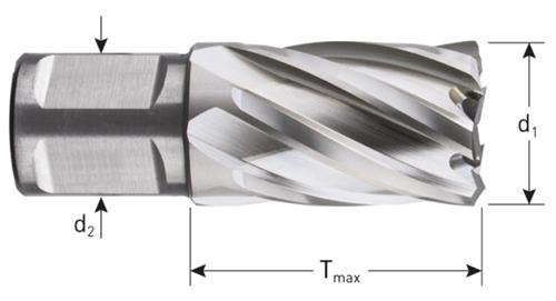 Rotec kernebor hss silver-line 36,0 mm sl30 svejsning