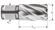 Rotec kernebor hss silver-line 25,0 mm sl30 svejsning