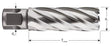 Rotec kernebor hss-xe silver-line 16,0 mm sl55
