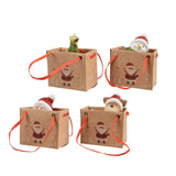 Decoris julefigur i terracotta taske 4x3,2x6,5cm 4 assorteret