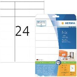 Herma labels hvid 70x36 premium a4 600 stk.