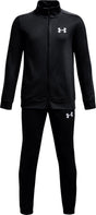 Under armour ua rivaliserende strik-træningsdragt-blk træningsdragt til drenge - sort - hvid