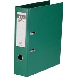 Ordner elba rado plast a4 pvc (polyvinylchlorid) grøn 1 stk