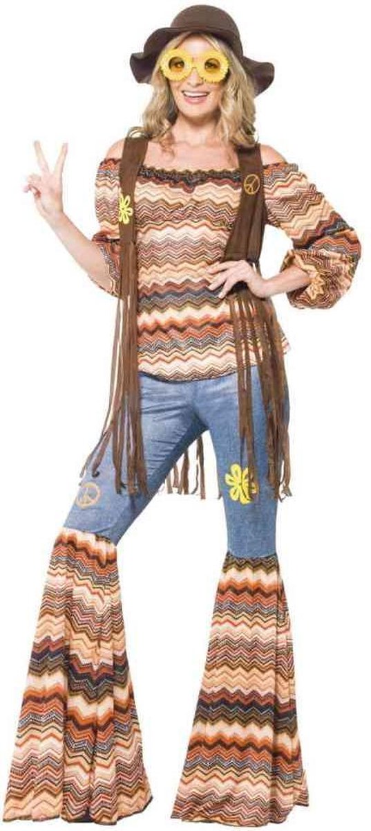 Vegaoo hippie harmony fancy dress til kvinder - fancy dress - medium