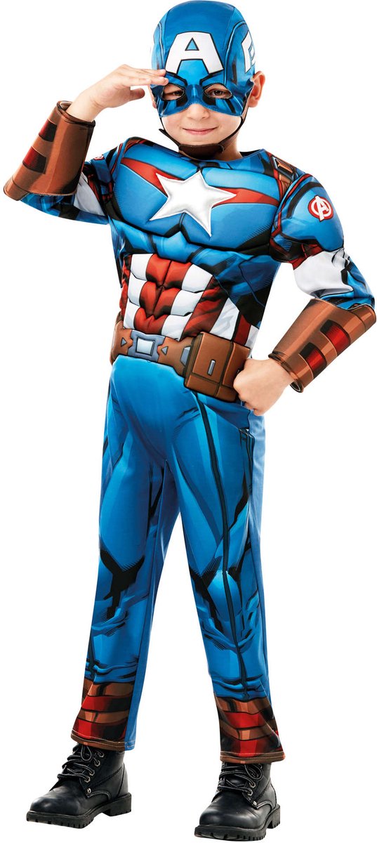 Rubiner - forundre avengers kaptajn america™ kostume - stort