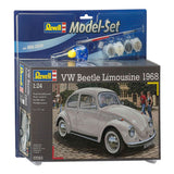 Revell modelsæt - Volkswagen Beetle Limousine 68 - inkl. grundlæggende malingsfarver