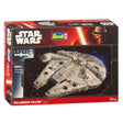 Revell modelbyggesæt rumrejser - 03600 star wars millennium falcon plastic - 1:241 - modelfremstilling