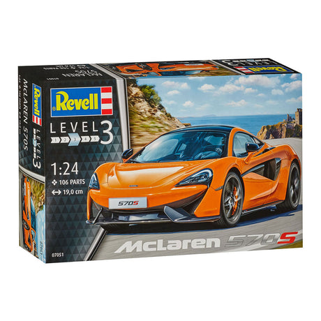 Revell modelsæt militærkøretøjer - 07051 mclaren 570s plastik - 1:24 - modelfremstilling