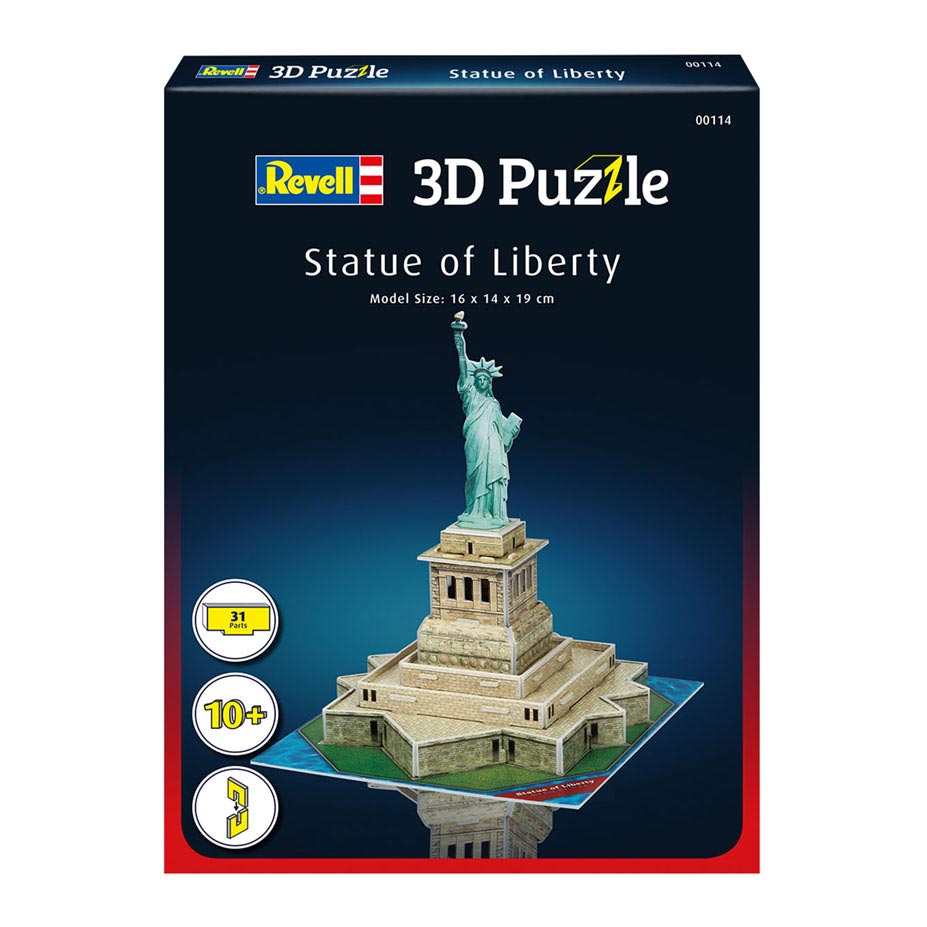 Revell 3D puslespil byggesæt - Frihedsgudinden 31.
