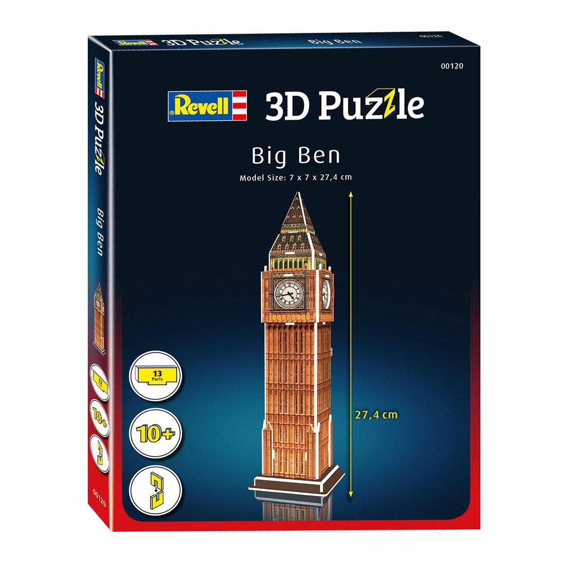 Revell puslespil - 00120 big ben 3d puslespil