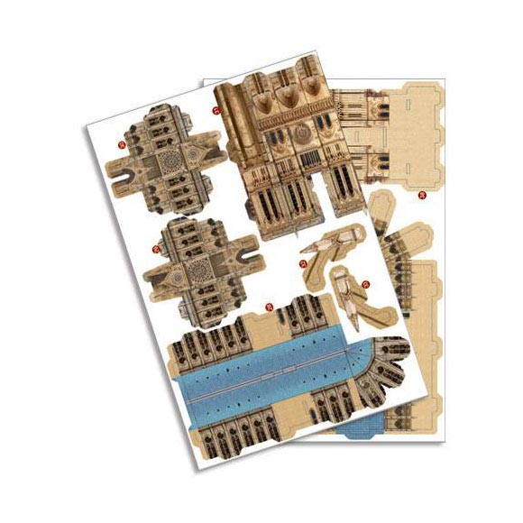 Revell puslespil - 00121 notre-dame de paris 3d puslespil