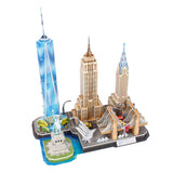 Revell 3D puslespil byggesæt - New York Skyline 123 stk.