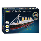Revell 3D puslespil byggesæt - RMS Titanic LED Edition 266 stk.