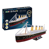 Revell 3D puslespil byggesæt - RMS Titanic LED Edition 266 stk.