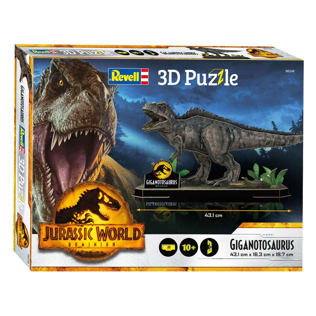 Revell 3D puslespil byggesæt - Jurassic WD Gigano