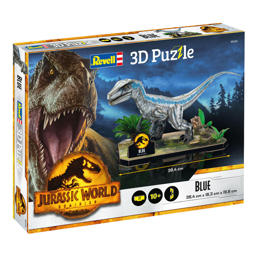 Revell 3D Puzzle Kitings Pakke - Jurassic World Dominion Blue