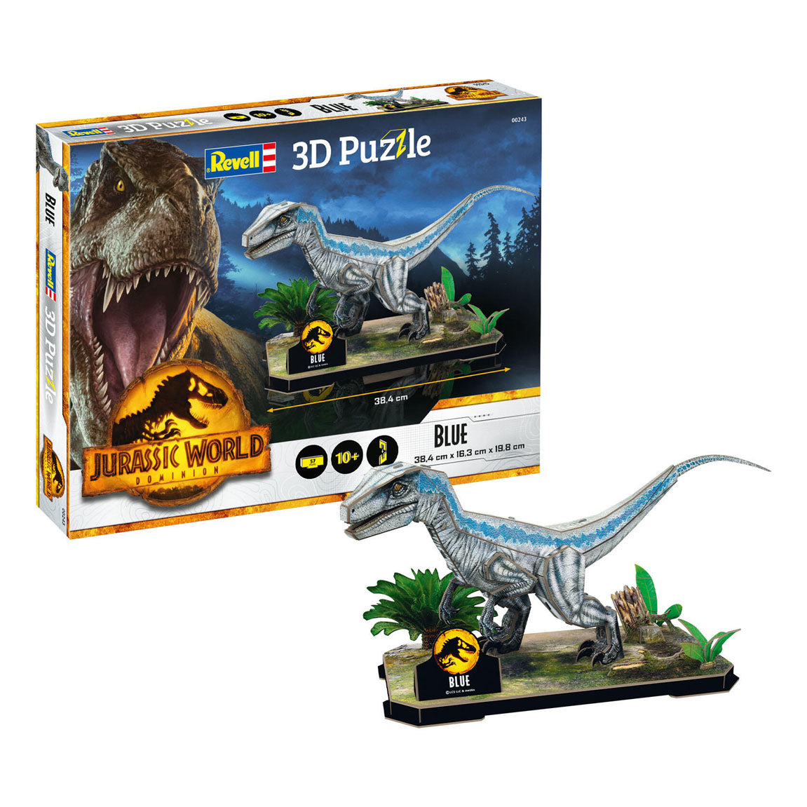 Revell 3D Puzzle Kitings Pakke - Jurassic World Dominion Blue