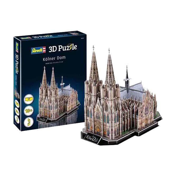 Revell 3D puslespil byggesæt Kölnerdomkirken - 179 stykker.