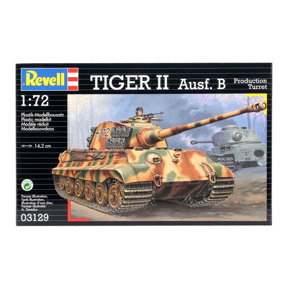 Revell modelsæt - tiger ii ausf. b 1:72 - 144 stk.
