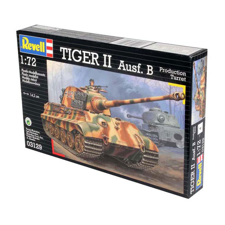 Revell modelsæt - tiger ii ausf. b 1:72 - 144 stk.