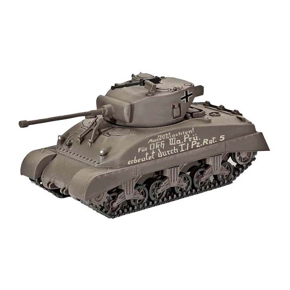 Revell modelsæt - sherman m4a1 1:72 - 86 stk.