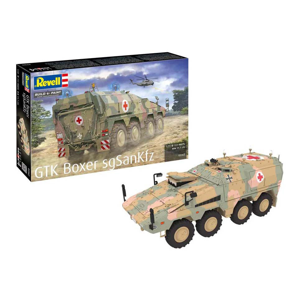 Revell modelsæt - gtk boxer sgsankfz 1:72 - 111stk.