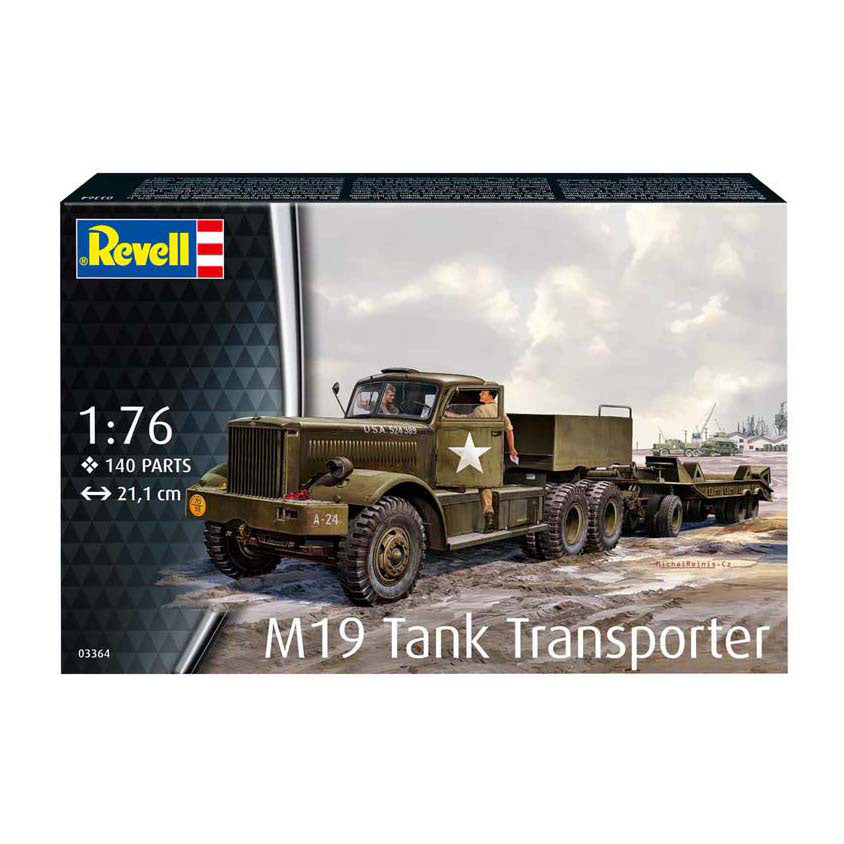 Revell modelsæt - m19 tanktransporter 1:76 - 140 stk.