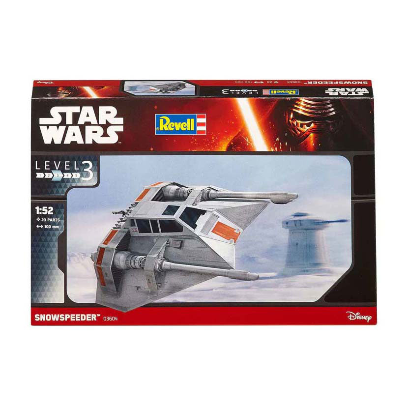 Revell modelbyggesæt rumrejser - 03604 star wars snowspeeder plastik - 1:52 - modelfremstilling